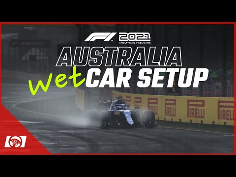 F1 2021 Australian Wet Car Setup / Race Setup