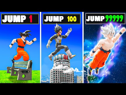 GOKU Changes with EVERY Jump in GTA 5