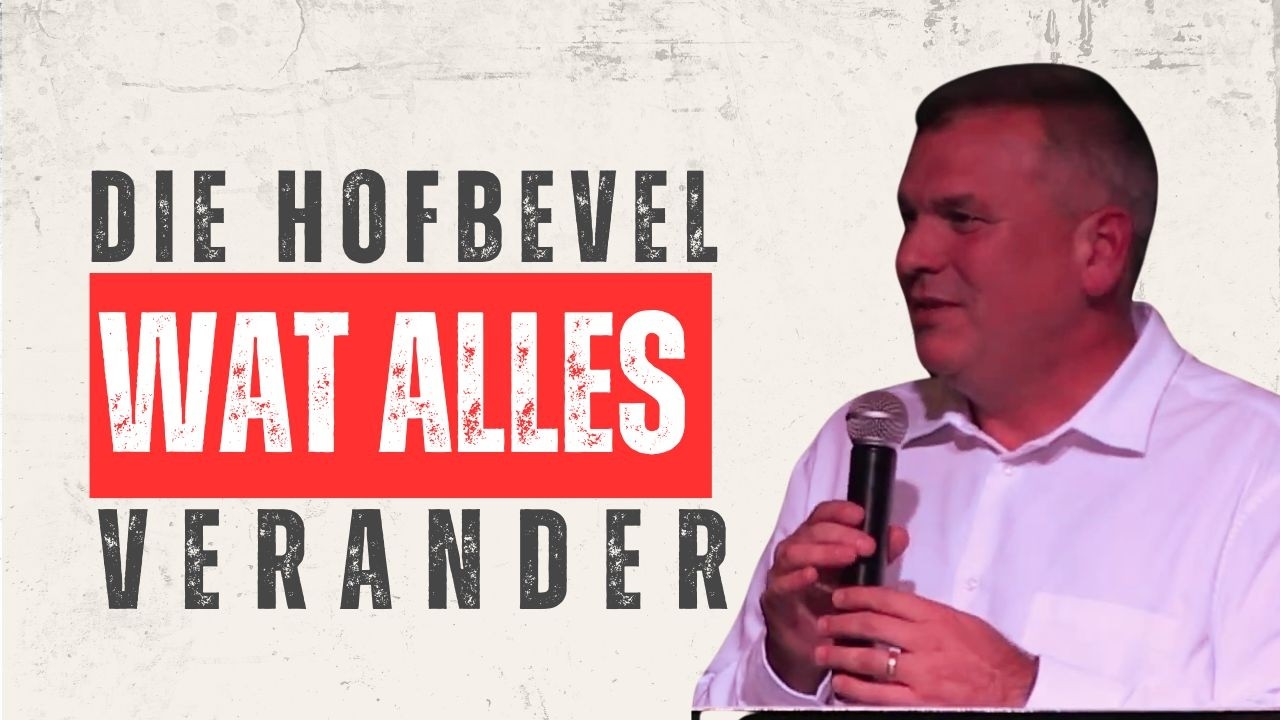 Die Hofbevel Wat Alles Verander | Stephan Bester | Worcester Christen Gemeente