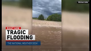 Fatal flash flooding in Bucks County, Pennsylvania, over the weekend and lots of flooding in othe...