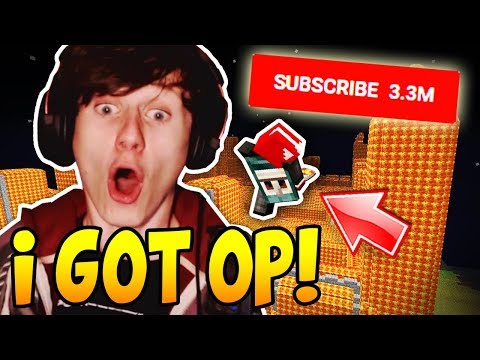 I GOT OPPED ON A GIANT YOUTUBER'S MINECRAFT SERVER (3 mill subs)