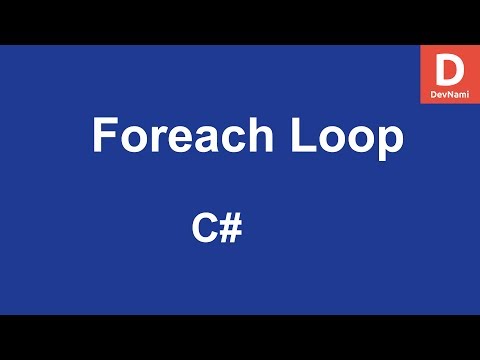 C For Each Loop