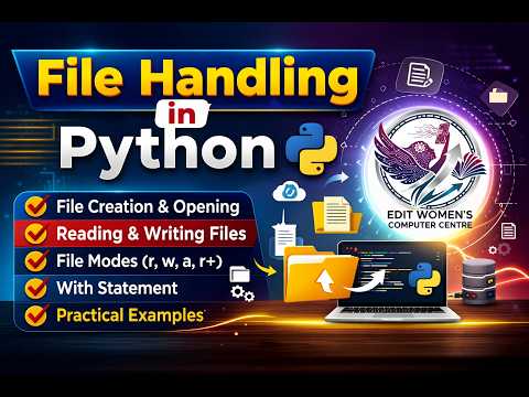 File Handling in Python | 2nd PUC Computer Science | Reading & Writing Files Explained