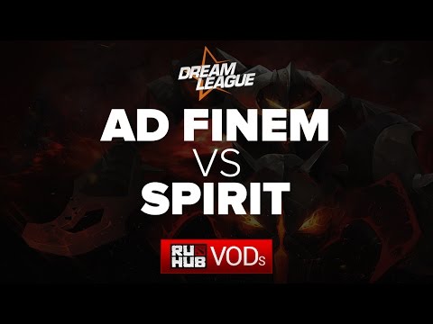 Ad Finem vs Team Spirit, DreamLeague Season 5, Game 1