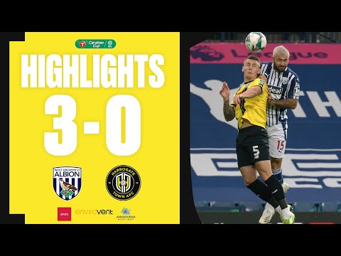 West Bromwich Albion 3-0 Harrogate Town Highlights (16/09/20)