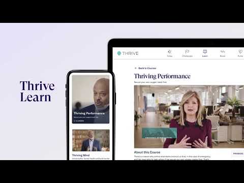 Thrive Global video/presentation/materials