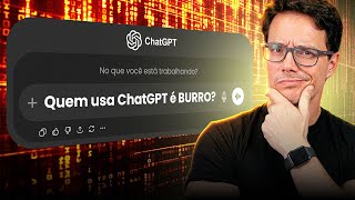 PARE DE USAR IAs AGORA! IAs MENTEM!