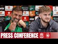 Jürgen Klopp & Harvey Elliott | Europa League press conference | Liverpool vs Atalanta