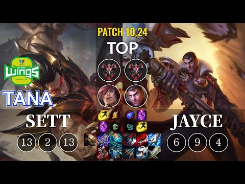 JAG TaNa Sett vs Jayce Top - KR Patch 10.24