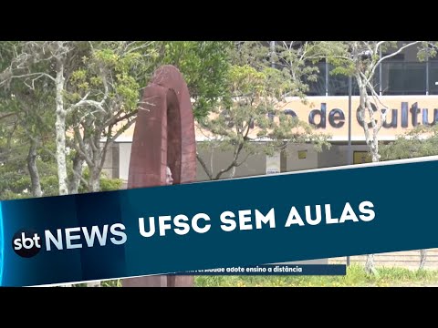UFSC sem aulas | SBT News (23/06/20)