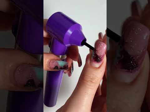 Миксер фиолетовый для смешивания хны/пигментов/красок