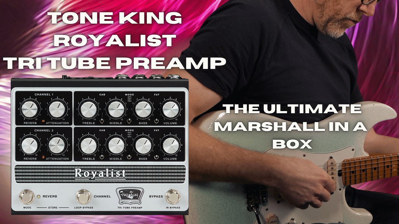 Tone King Royalist Preamp Pedal - Awesome Cleans to Plexi Grind - YouTube