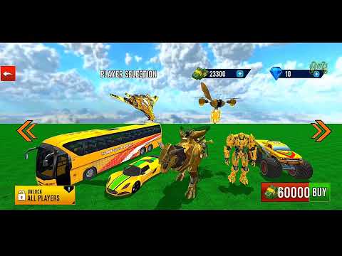 Robot Multi Transformation Games: Blue Robot Wars City #2 - Android iOS Gameplay
