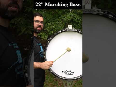 This is a 22” Marching Bass Drum