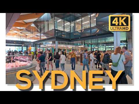 New Sydney Fish Market - Walking Tour of ALL 30+ Eateries & Shops | Sydney Australia in 4K