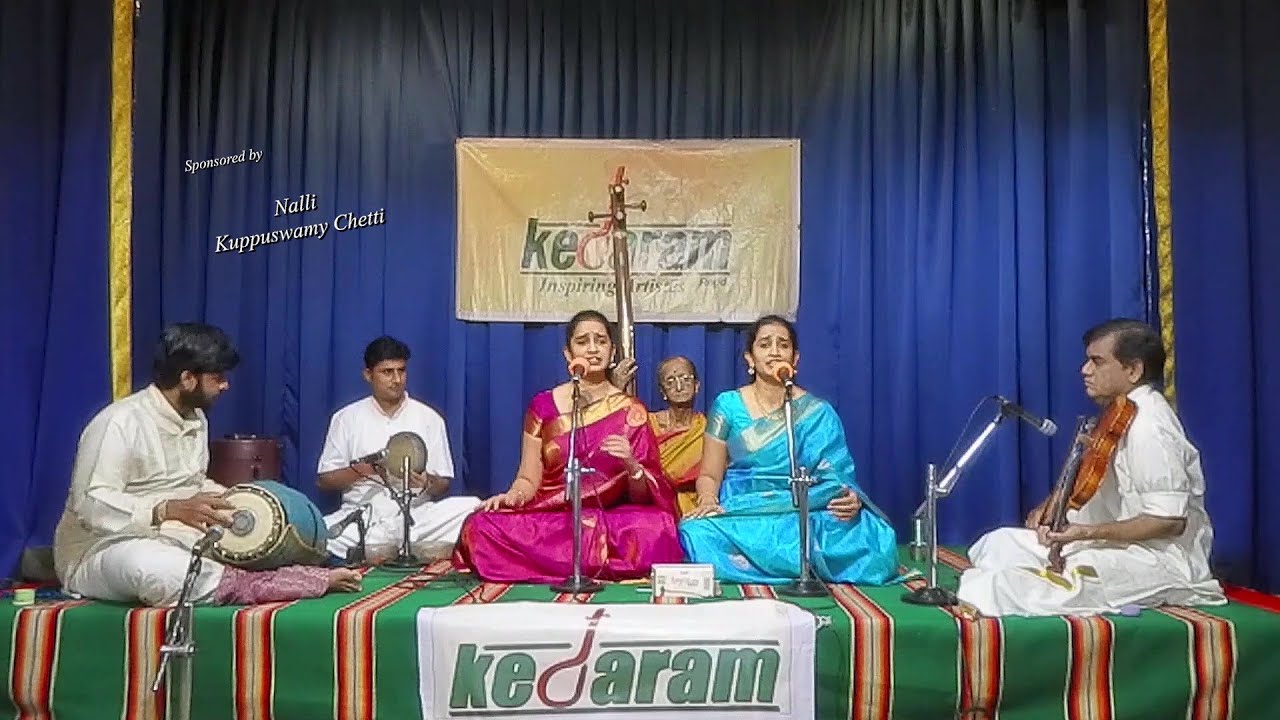 Vidushis Archana & Arathy for Kedaram Tamil Isai Malai