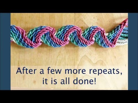 Wave Braid Ply-Split Braiding