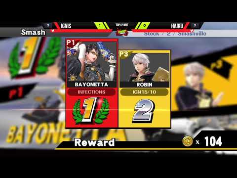 October '17 Ranbat - Ignis (Robin) vs Haiku (Bayonetta) - Winners Quaters - Smash Wii U
