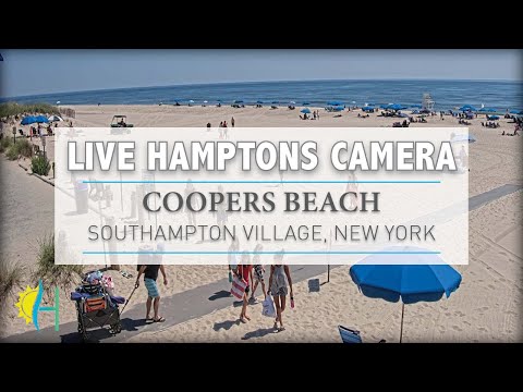 Hamptons.com - LIVE! Coopers Beach, Southampton Village, New York - Rated #2 Beach In the Country !