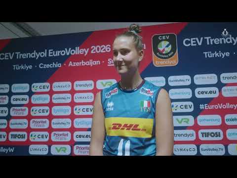 Europei Femminili: la capitana Anna Danesi dopo il successo sul Montenegro per 3-0