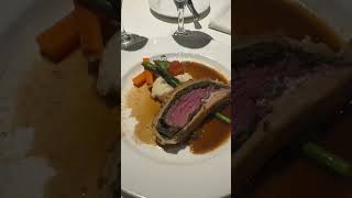 Beef wellington for dinner #food #youtube #vlog #familyvlog #cruiseline