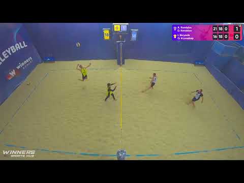 21:00 A. Kandyba / D. Korobkov - I. Skrynnik / O. Kryvoshap 30.04.2023 | Winners Beach Volleyball