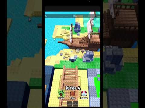 Pirate ship in my island #roblox #myisland #fyp