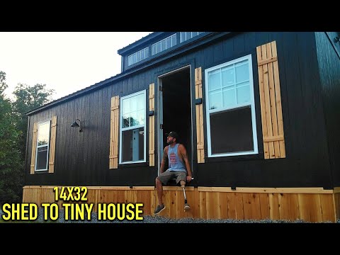 Shed To Tiny House In The Woods - Starting The Interior