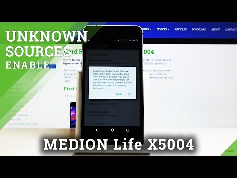 How to Allow Unknown Sources in MEDION Life X5004 – Enable App Installation