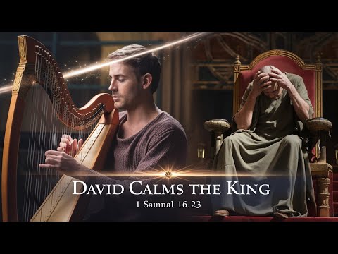 David and Saul's Service - Bible Stories - The book of 1 Samuel 16:14-23