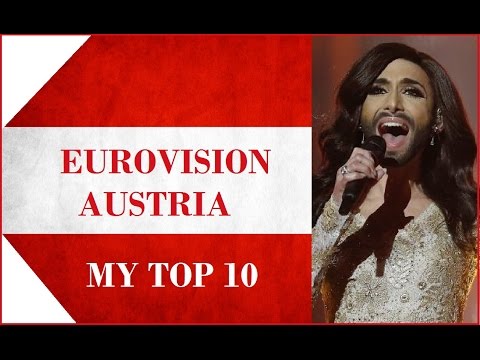 Austria in Eurovision - My Top 10 [2000 - 2016]