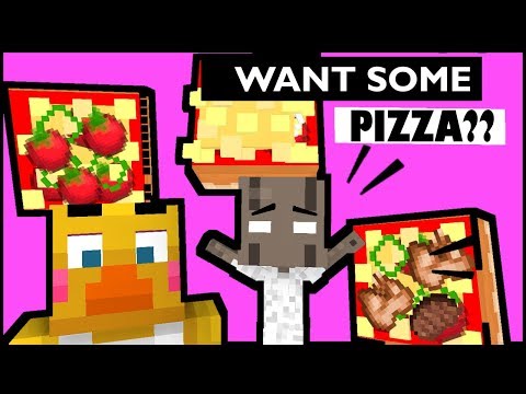 Monster School: WORK AT PIZZA PLACE! - Minecraft Animation + Tiny Granny + Baldi + FNAF