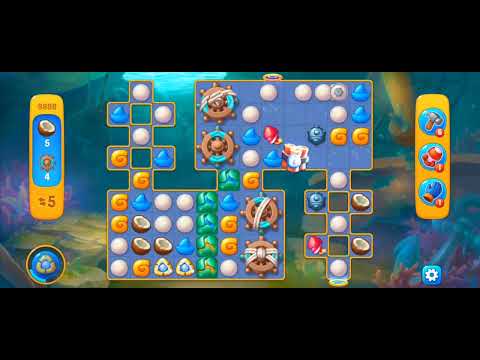 Fishdom Easy Level 9898 ( with full horseshoe boosters & double bombs) @choraelmin