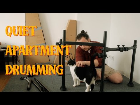 Quiet Apartment Drumming Setup