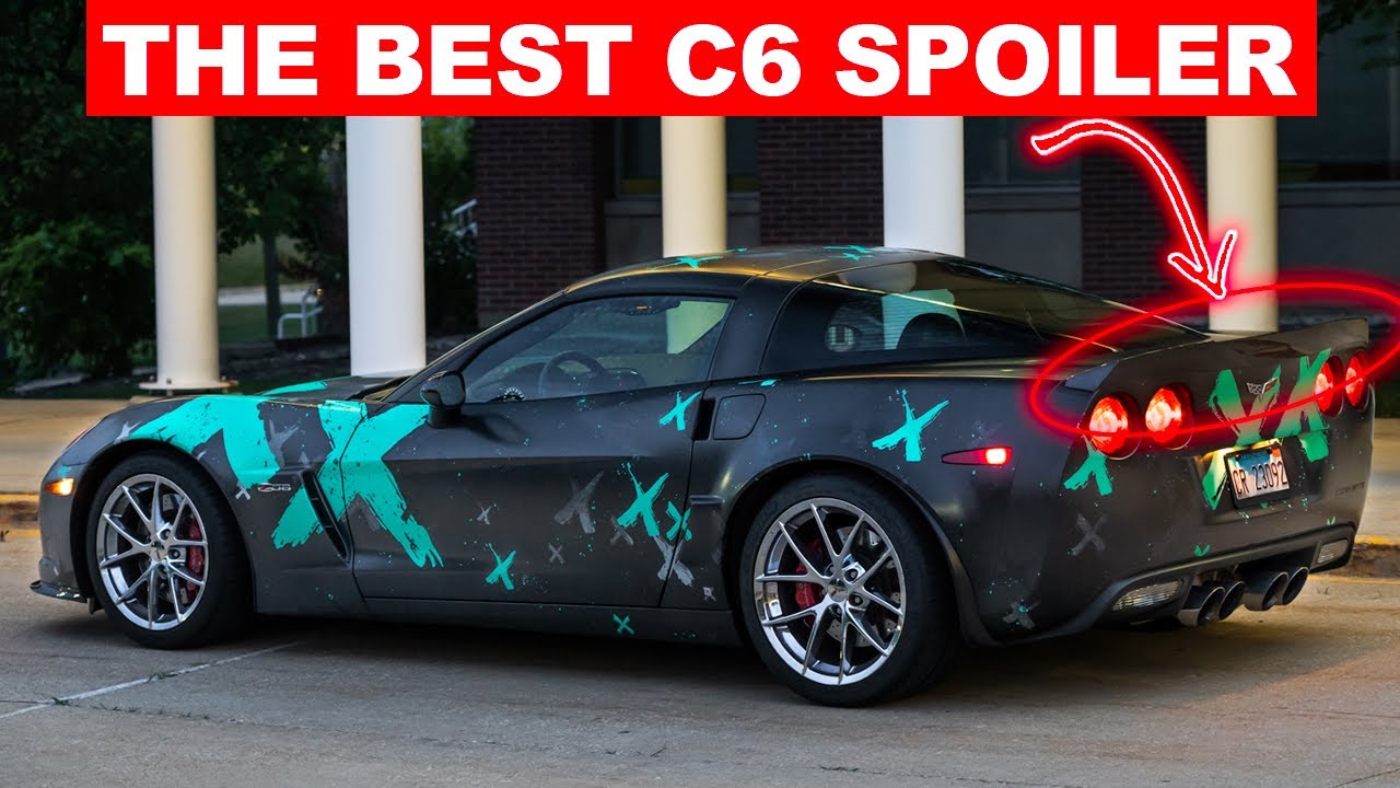 THIS IS THE BEST C6 CORVETTE ZR1 EXTENDED SPOILER | How To Install