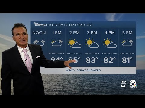 WPTV First Alert Weather Forecast for Afternoon of Monday, Nov. 4, 2024