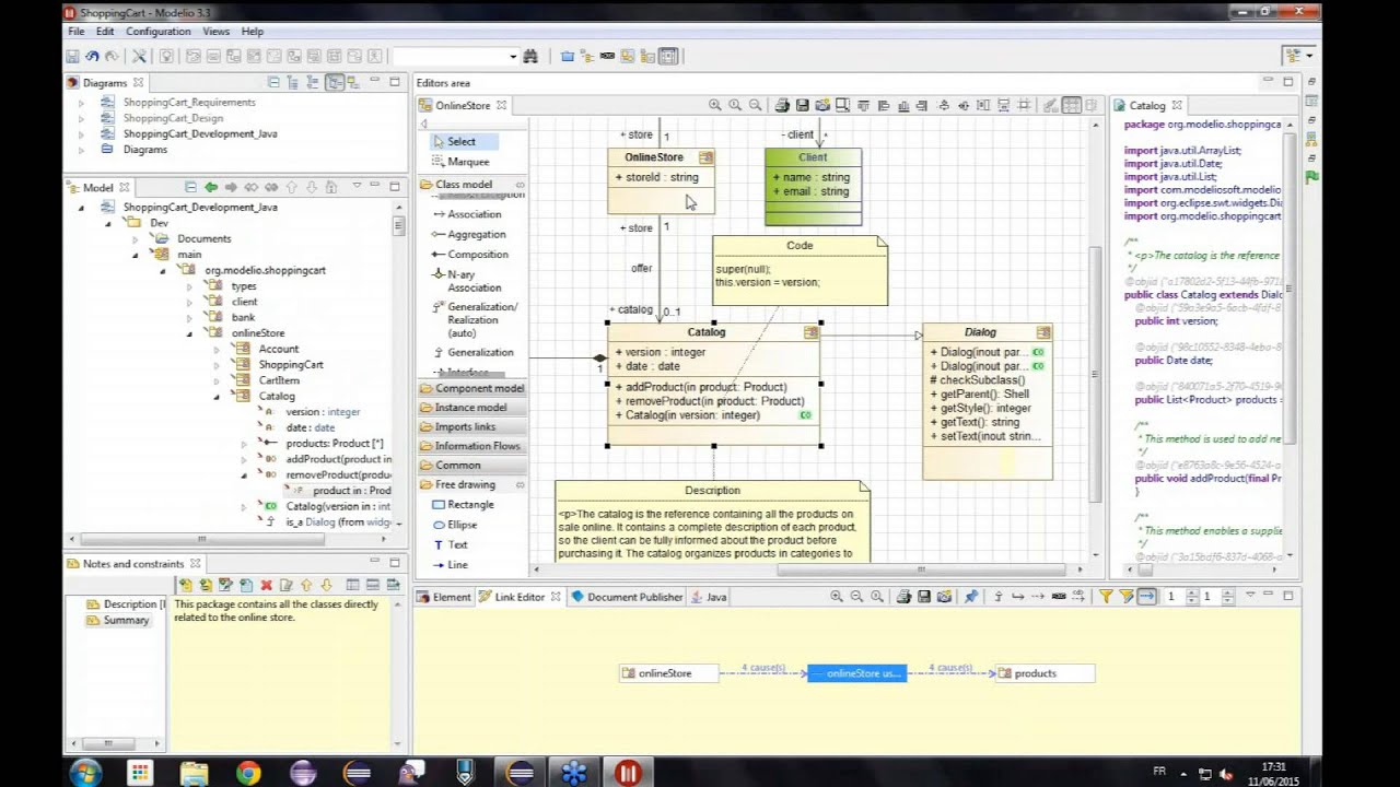 Webinar - Demo - Java application design with Modelio