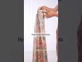 How To Easy Pallu Pleats Saree Hacks For Beginners Pallu Pleating Floral Saree Shorts