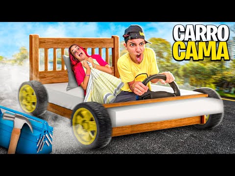 TRANSFORMEI A CAMA DA EMILLY VICK EM UM CARRO *Ela Surtou ?