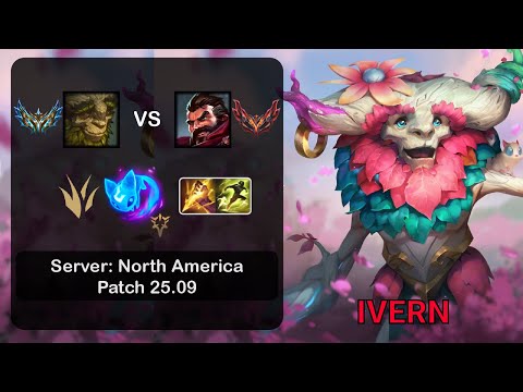 Ivern Jungle vs Graves - NA Challenger - Patch 25.09