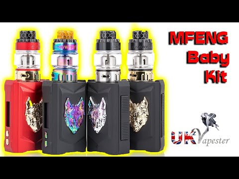 Part of a video titled SnowWolf MFENG Baby Kit | Solid Mini Vape! - YouTube