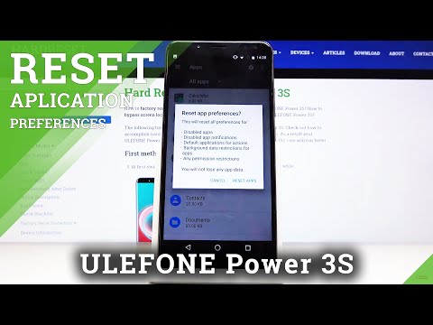 How to Reset App Preferences in ULEFONE Power 3S – Bring Default Preferences