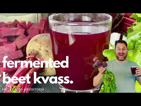 Sweet Russian Beet Kvass Recipe (Свекольный квас)