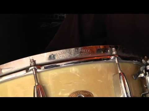 Slingerland Radio King 1955 WMP Vintage Snare Drum - History and Sound Demo