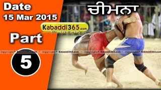Chimna (jagraon) Kabaddi Tournament 15 Mar 2015 Part 1 by Kabaddi365.com