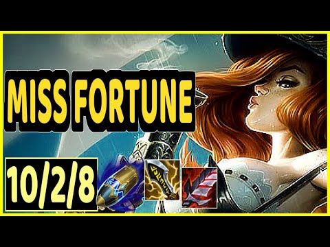 MISS FORTUNE VS LUCIAN - 10/2/8 KDA ADC GAMEPLAY