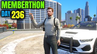 The Inspecteur Arrests Everyone In GTA 5 RP! - Memberthon Day 236