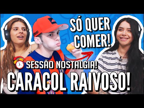 JOVENS REAGEM A CARACOL RAIVOSO -  SÓ APARECE PRA COMER! (SESSÃO NOSTALGIA)