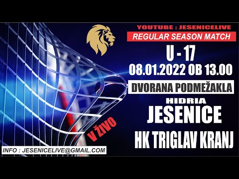 HOKEJ NA LEDU U-17 HD HIDRIA JESENICE - HK TRIGLAV KRANJ