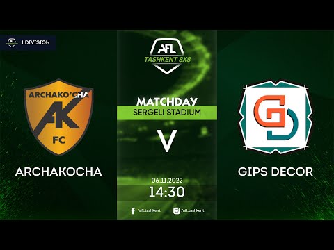AFL Uzbekistan | 1 division | 6-tur ARCHAKOCHA - GIPS DECOR